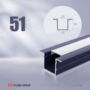 پروفیل لبه دار کد 51